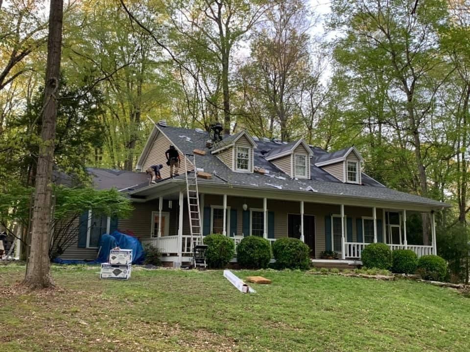 Freedom Contracting replacing a new roof. 