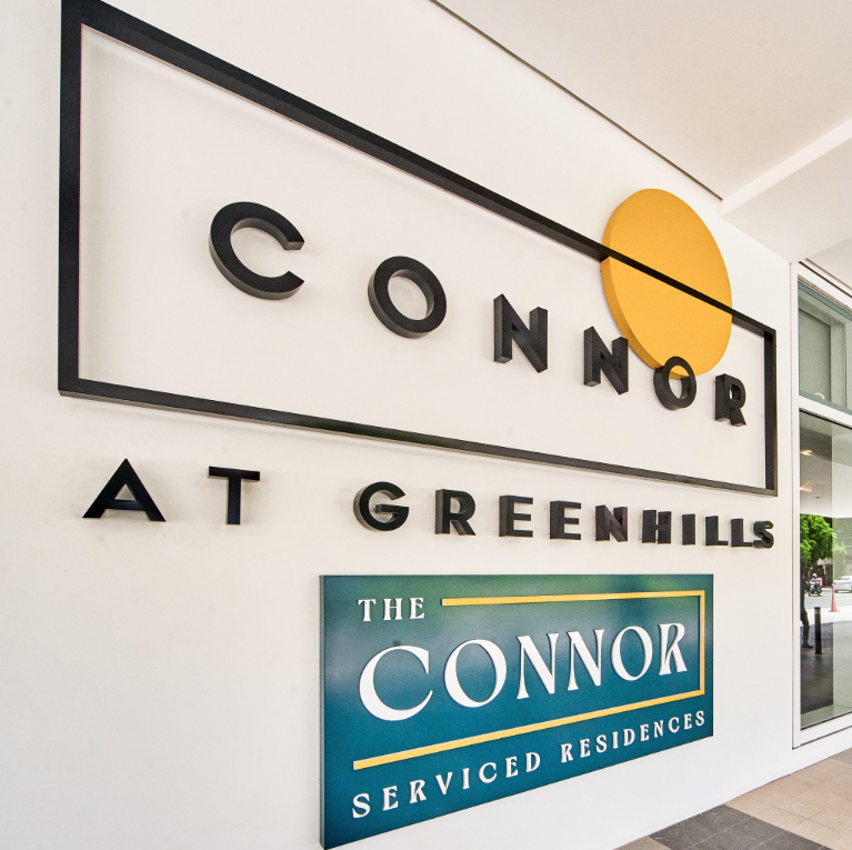 The connor at greenhills is a serviced residence