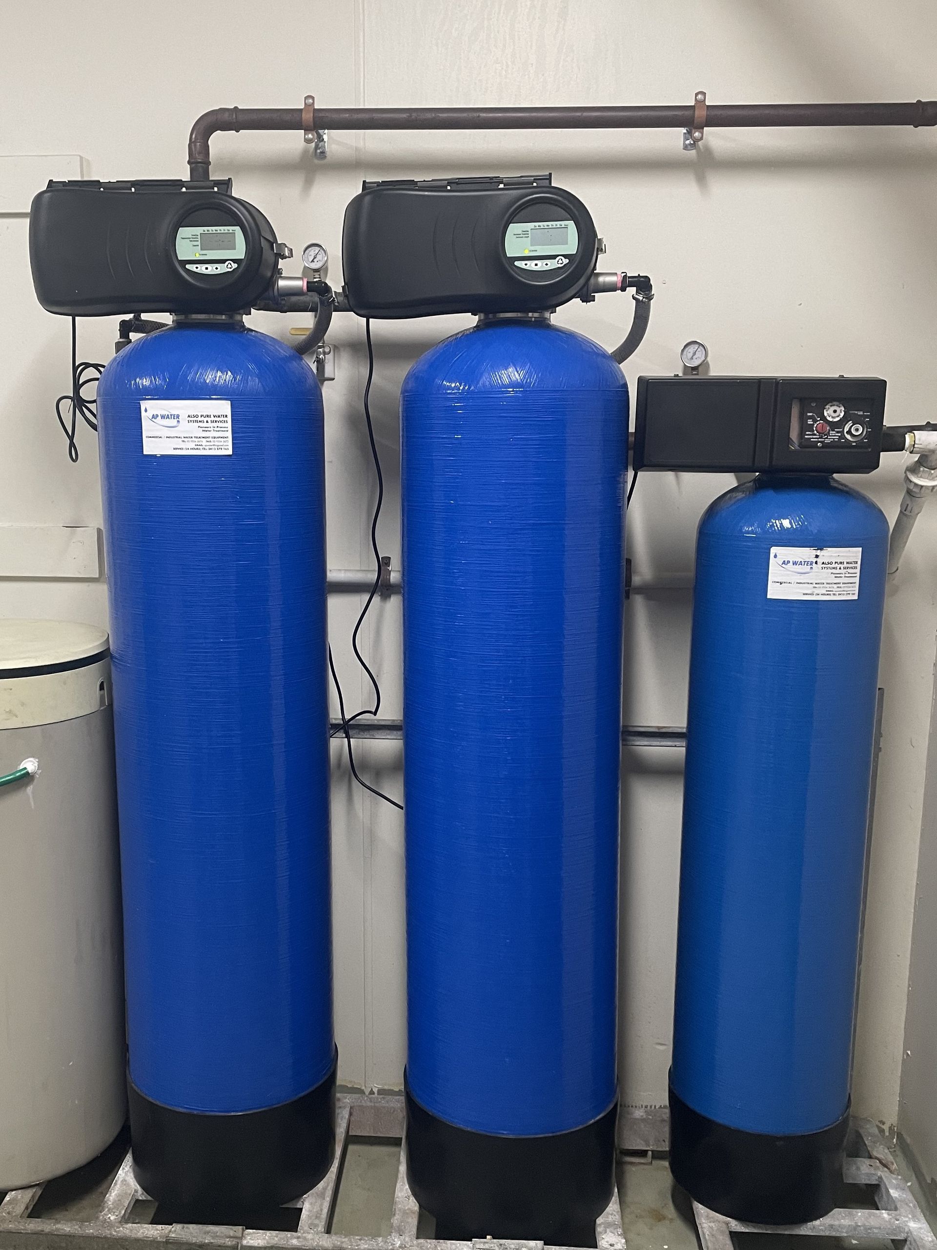 Water softening equipment for industrial use in Australia