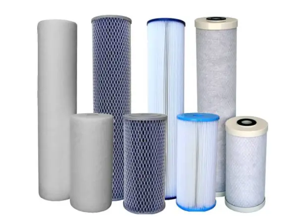 Water filters, bags and cartridges