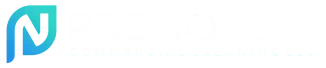 Logo with a stylized blue and green