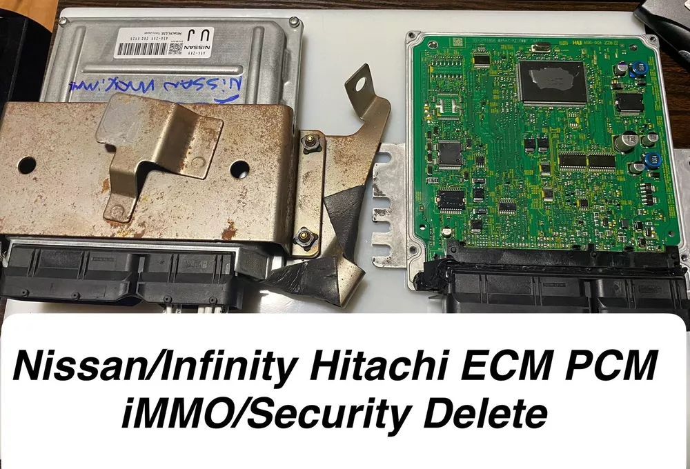 A nissan / infinity hitachi ecm pcm immo / security delete