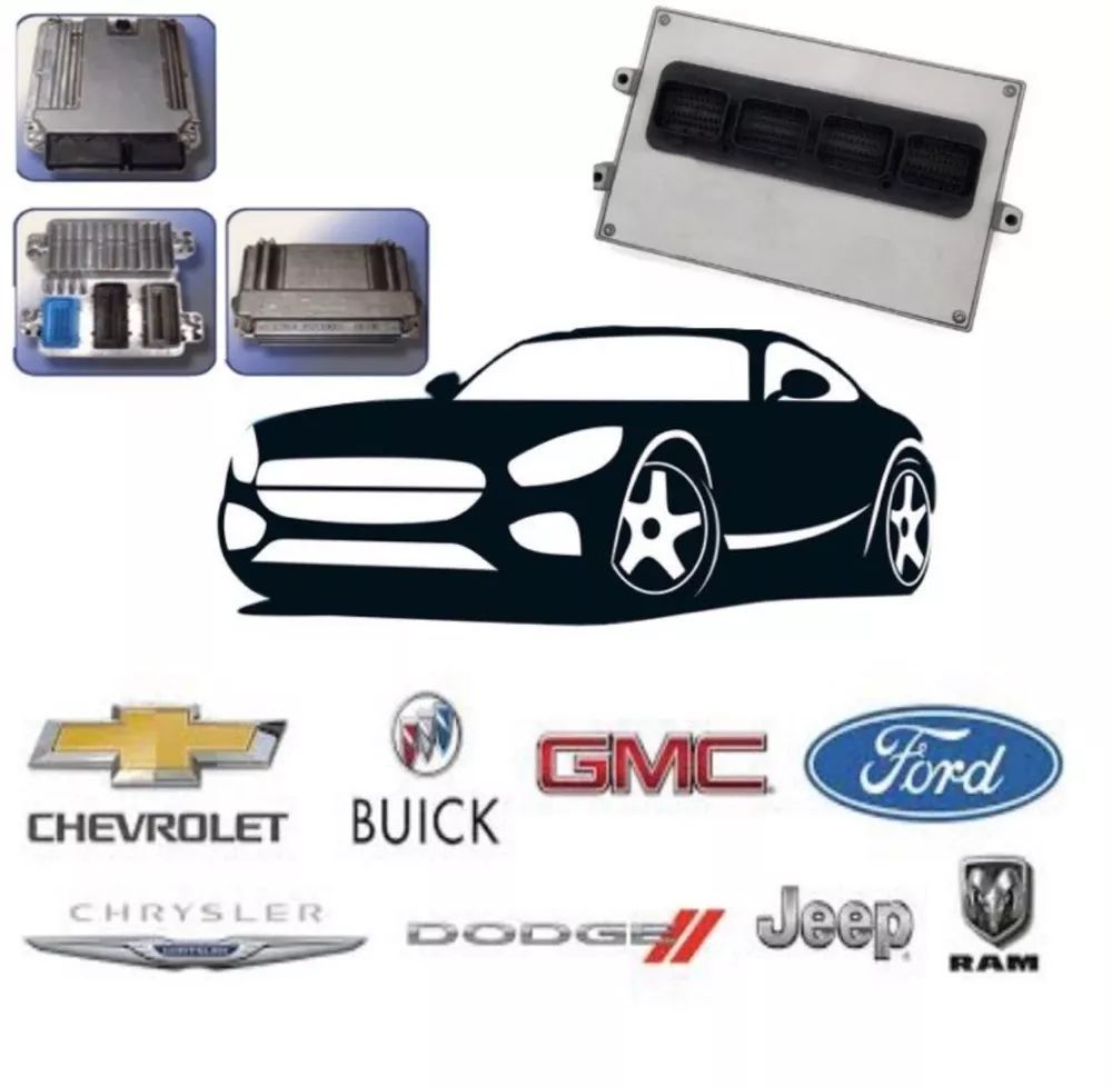 A chevrolet buick gmc ford chrysler dodge and jeep logo