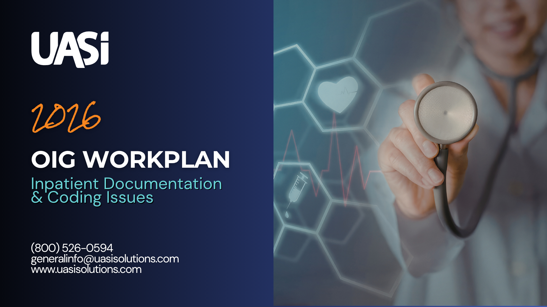 Title graphic for 2026 IP OIG Work Plan-doctor holding a stethescope