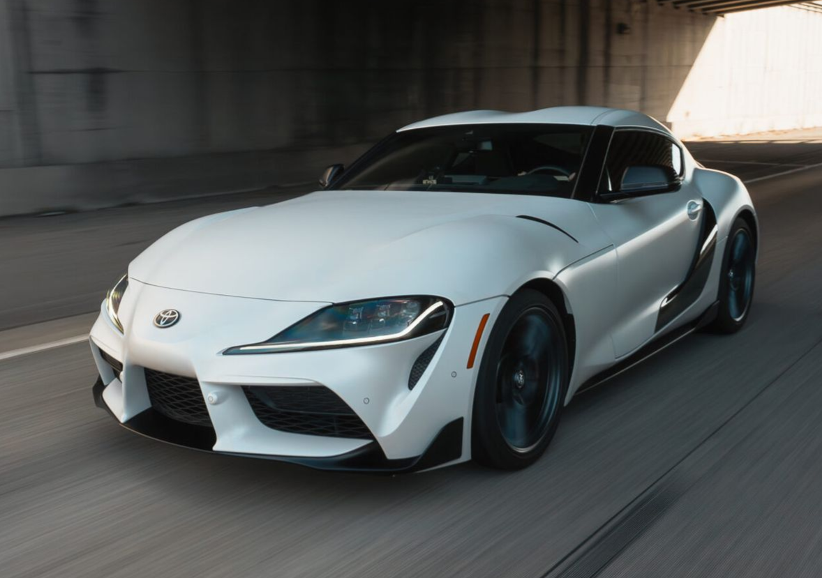 Matte PPF on White Supra