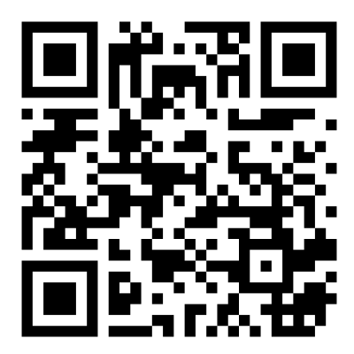 A black and white qr code on a white background.