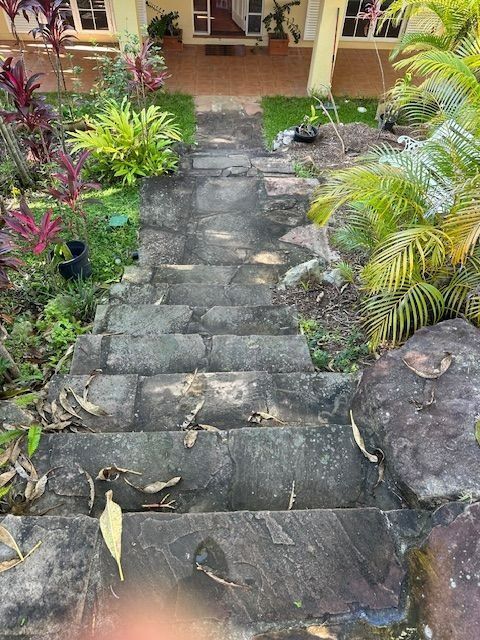 Stone Steps Leading to a House — Blast It Pressure Cleaning - Gold Coast In Gold Coast, QLD