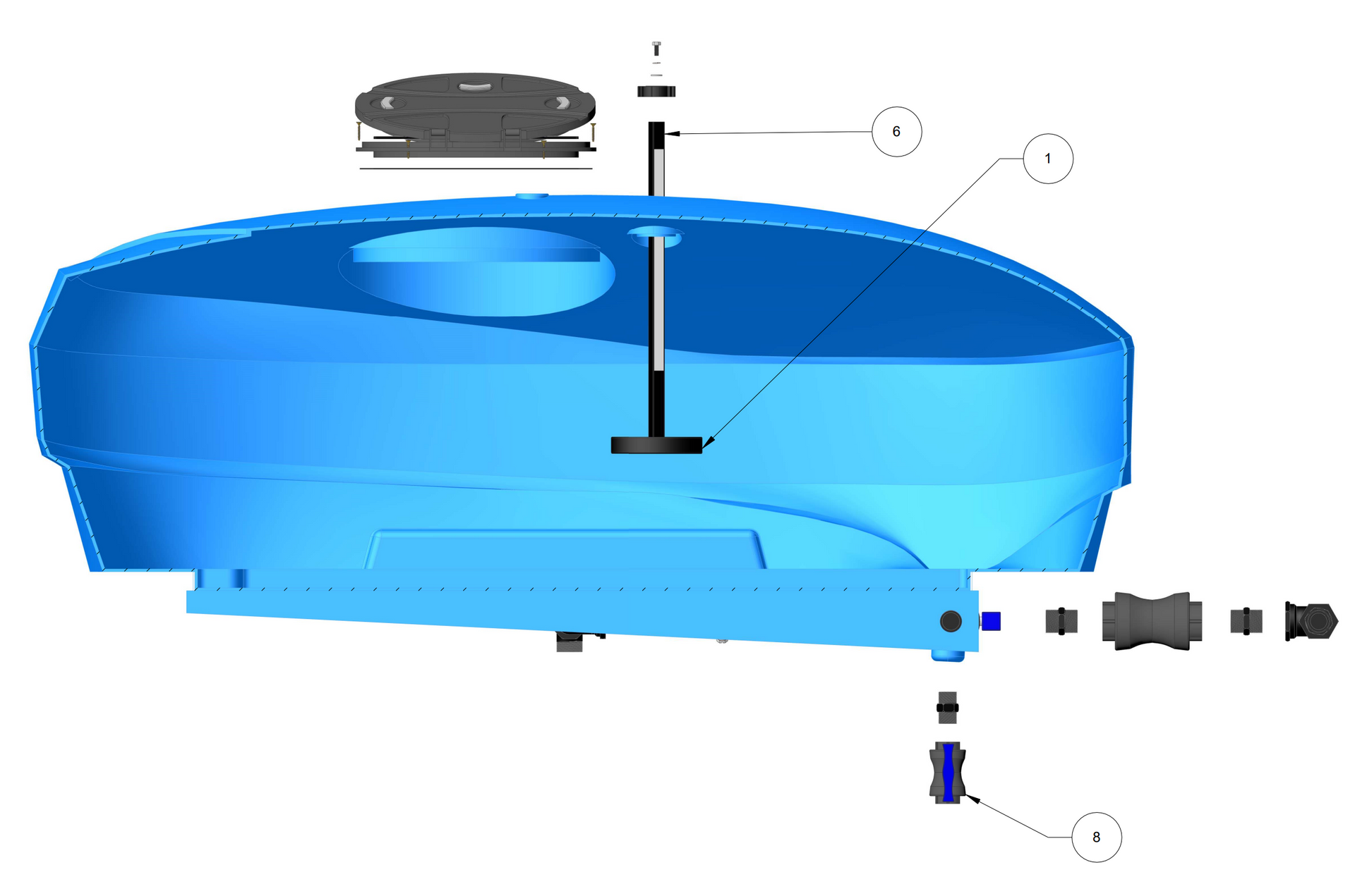 MF1000L Tank