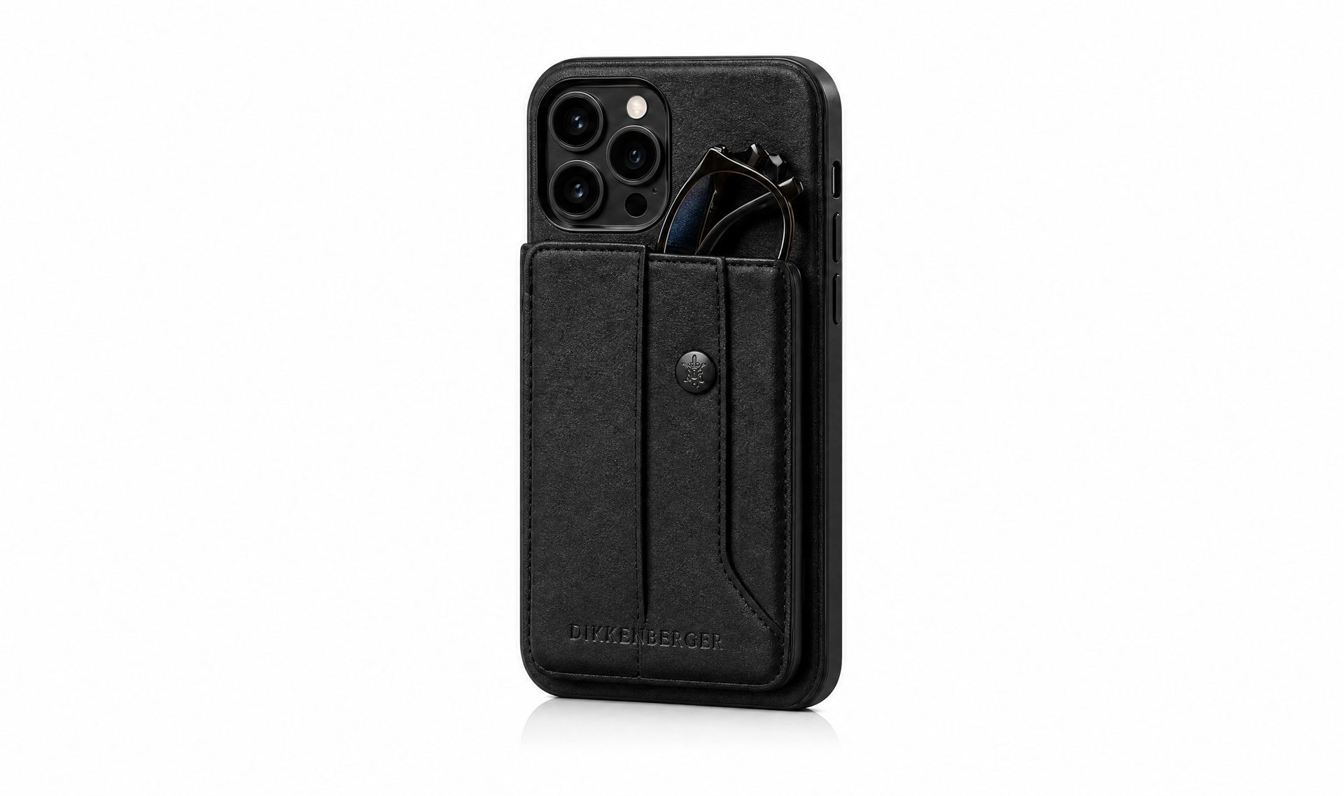 Heren Leren telefoonhoes voor leesbril