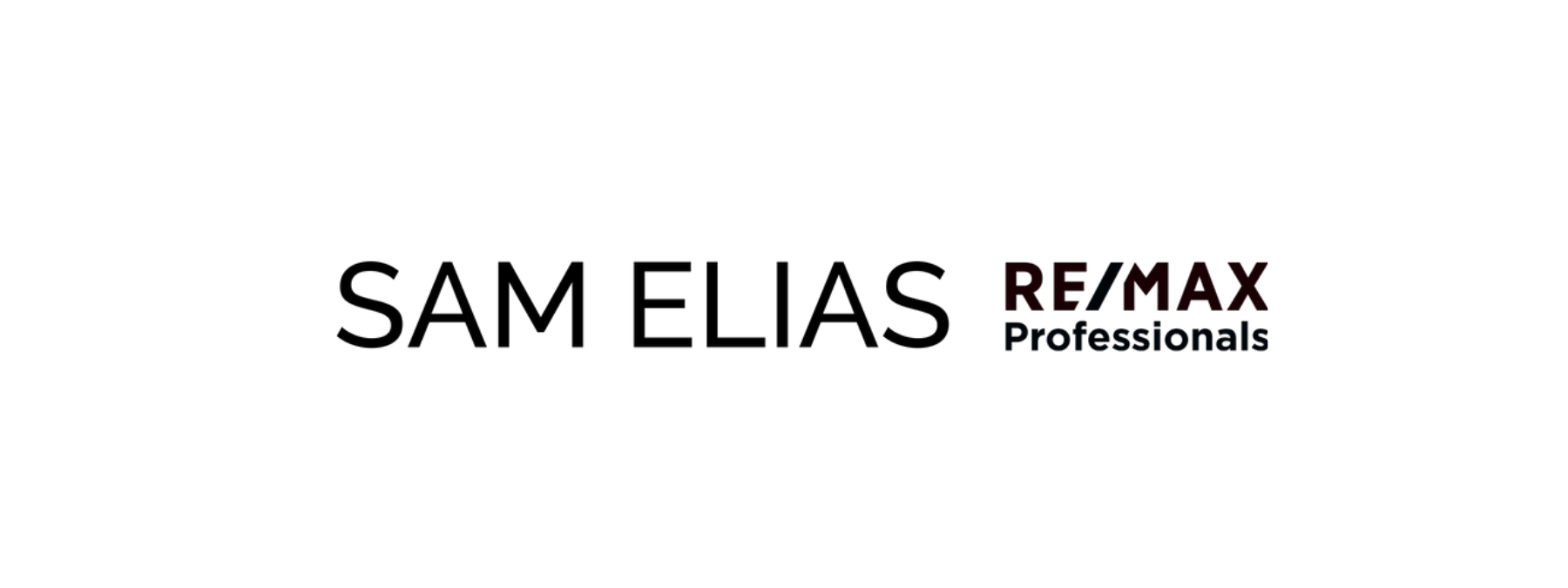 SAM ELIAS RE/MAX Professionals logo on a white background
