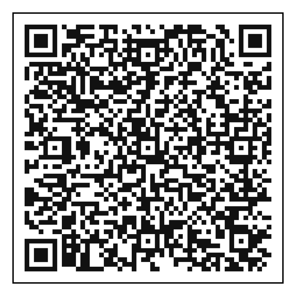 A black and white qr code on a white background.