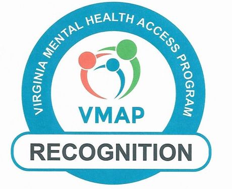 A logo for the virginia mental health access program