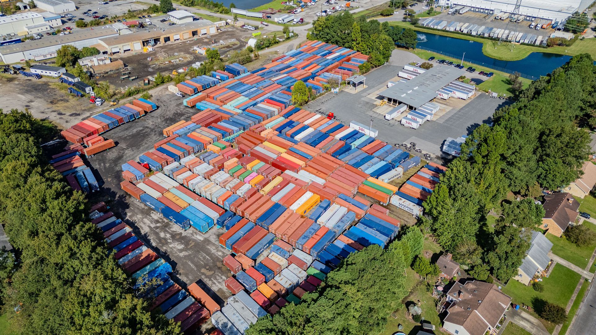 Parked Storage Trailers — Mid-Atlantic Leasing Corporation — Chesapeake, VA