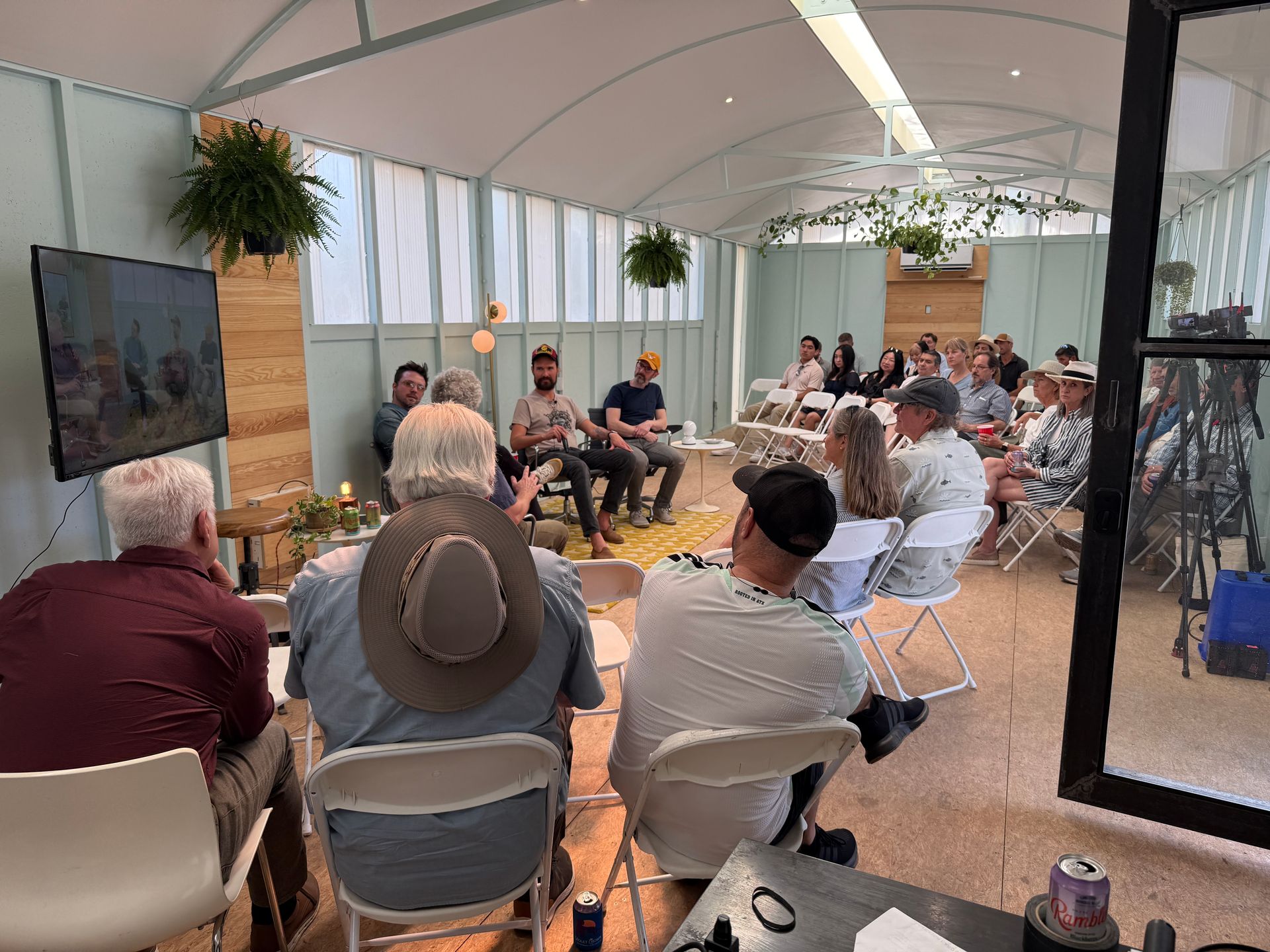 Full room at SXSW hearing the Lighthouse FuturePod Discussion