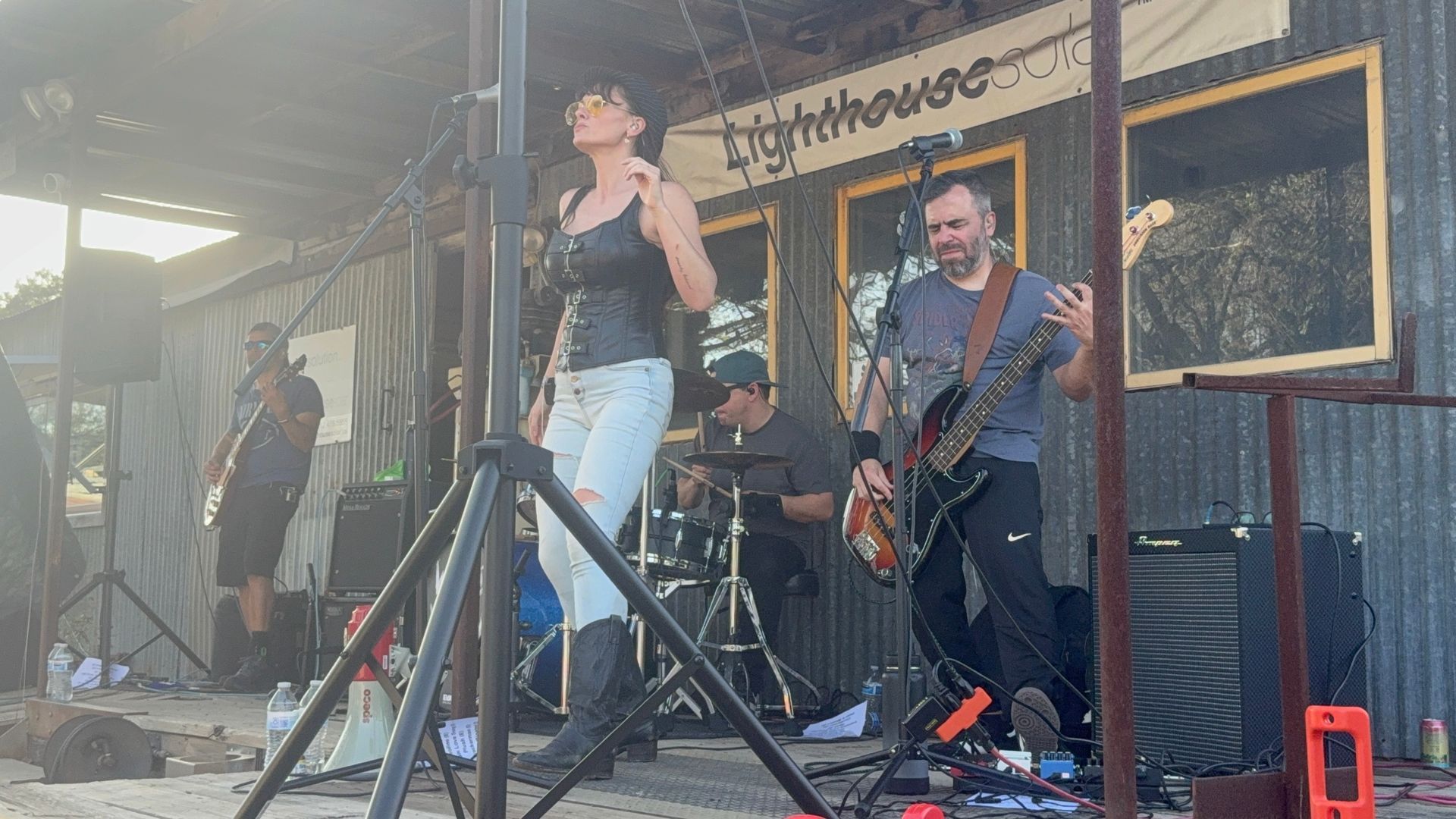 Wicked Vixxen Performing at Lighthouse Solar Future Pod