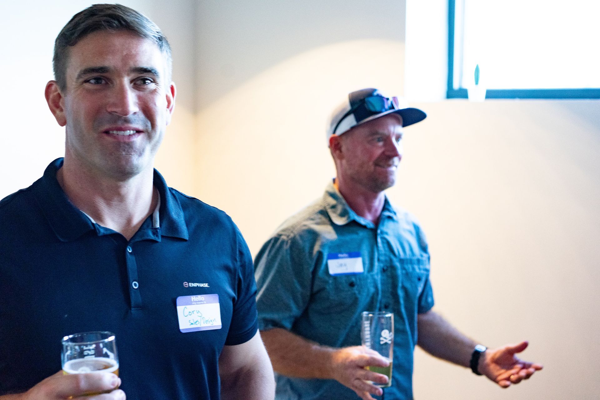 Jay Bramble and Corey addressing local Austin Customers