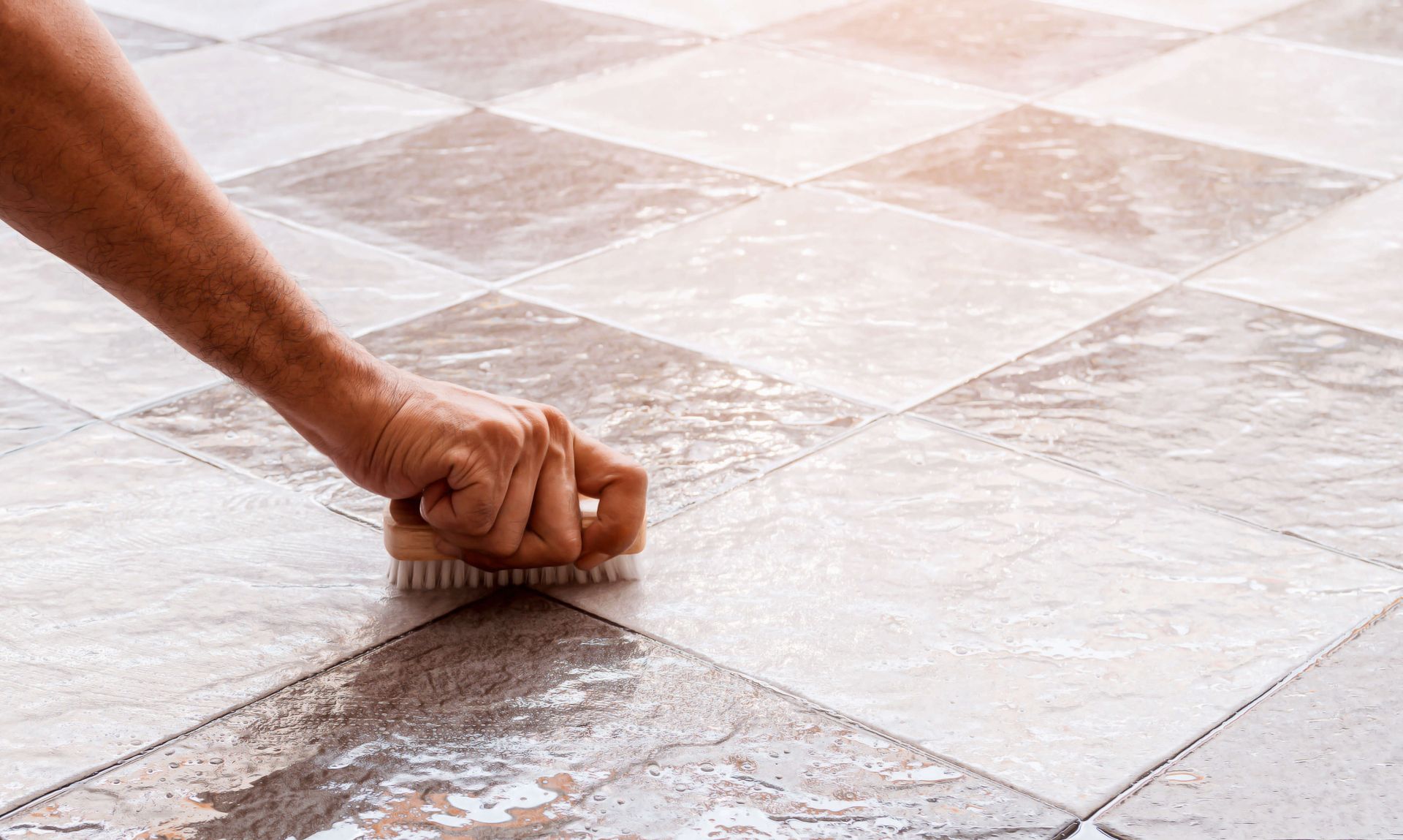 Tiles cleaning