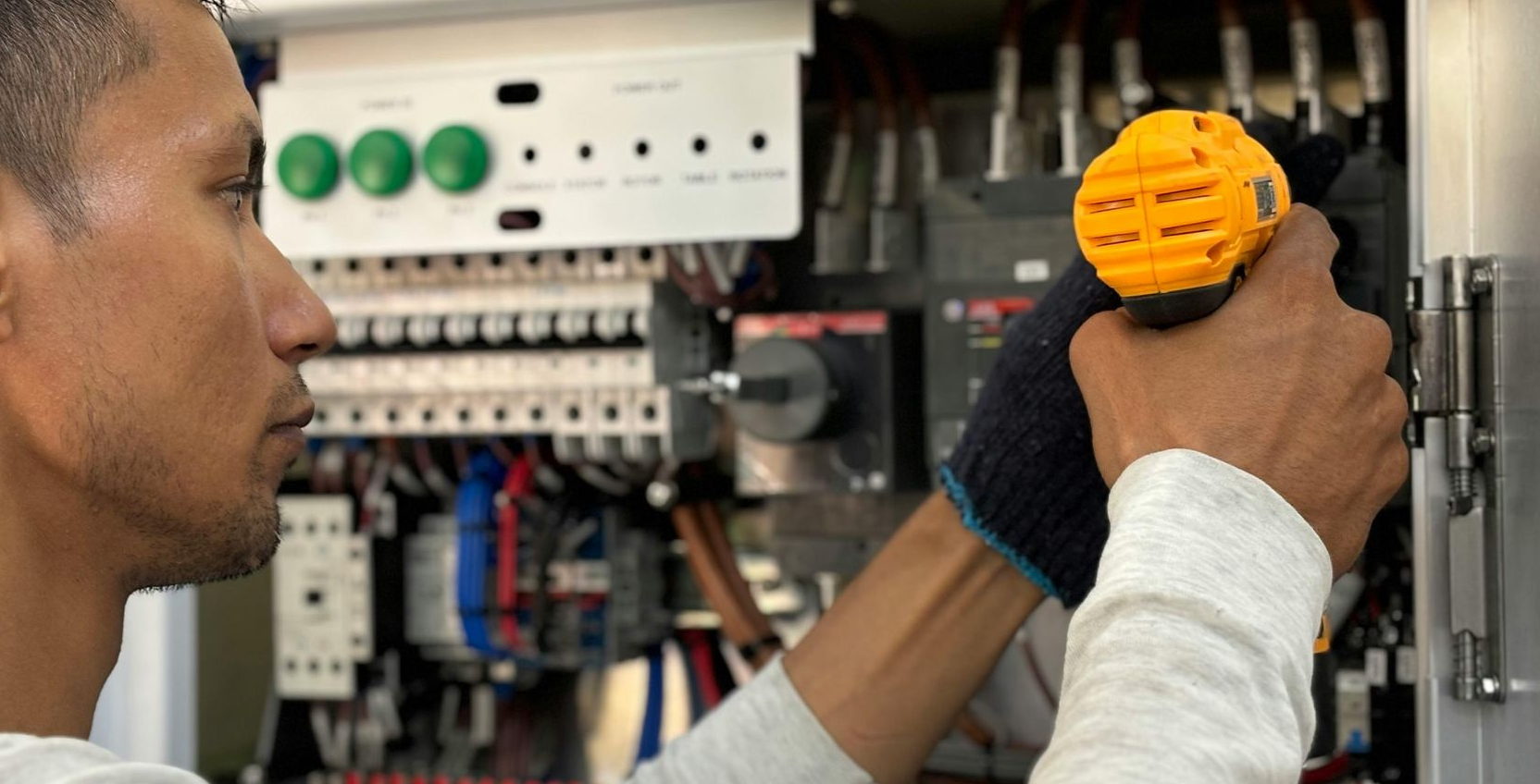 Certified Electrician Upgrading Electrical Panel