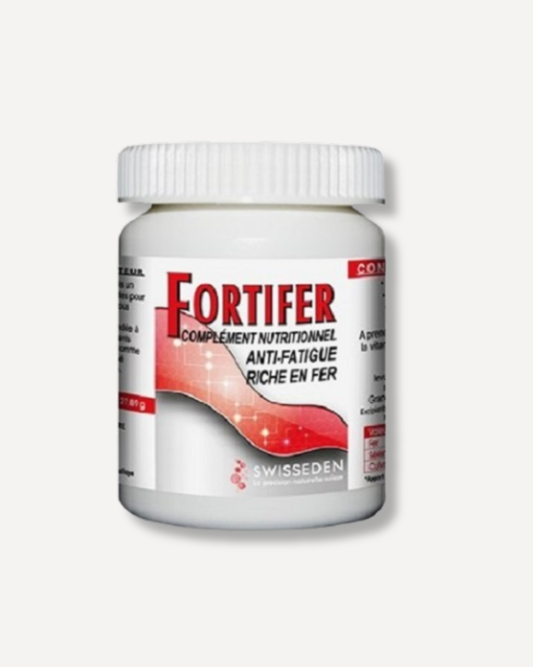 FORTIFER - Fer, Vitamine C & Acide Folique - 30 Gélules