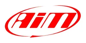 AIM logo in red italic lettering inside a red oval outline on a white background