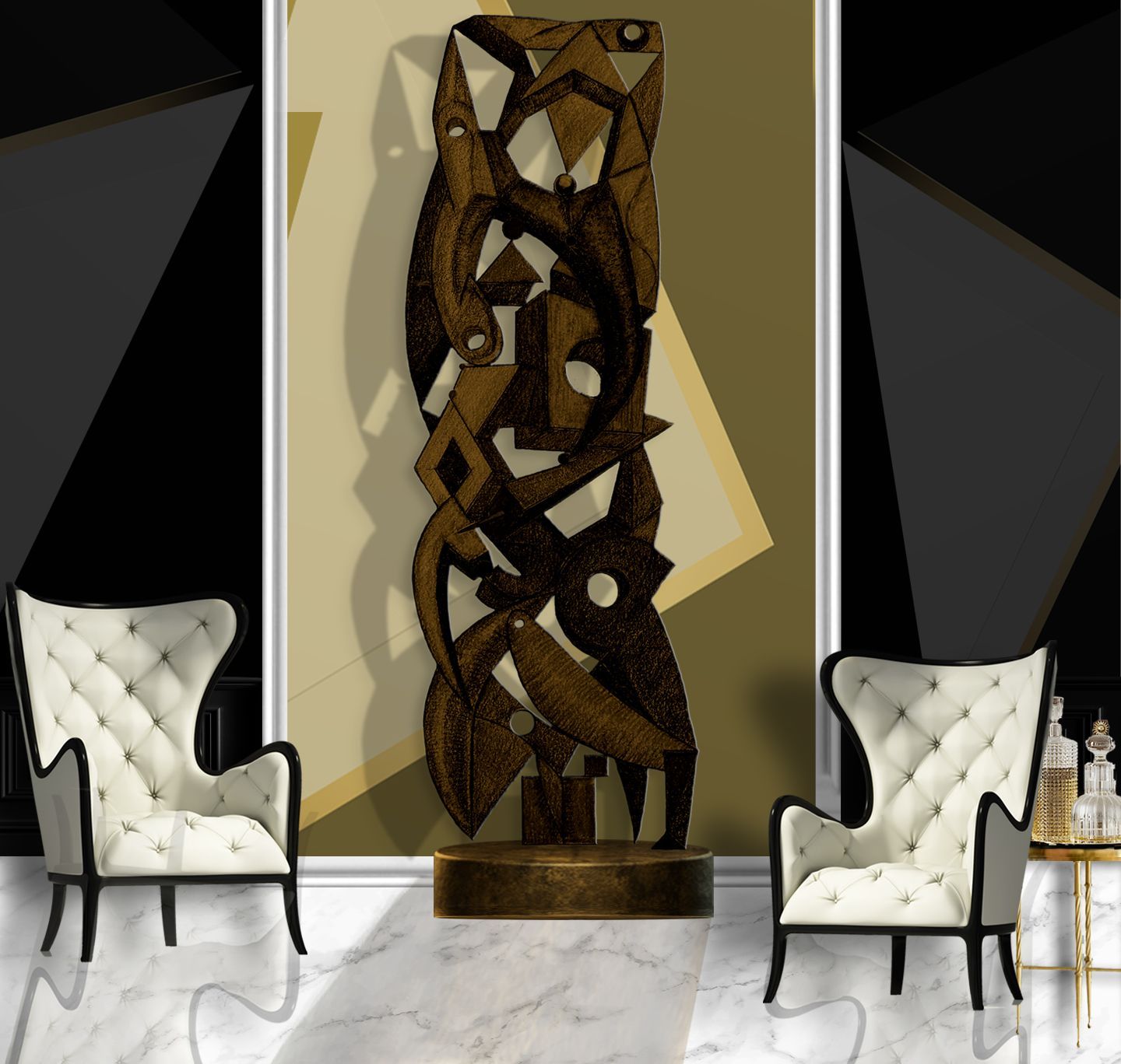 Ancestor | megalith sculpture by John Varriano