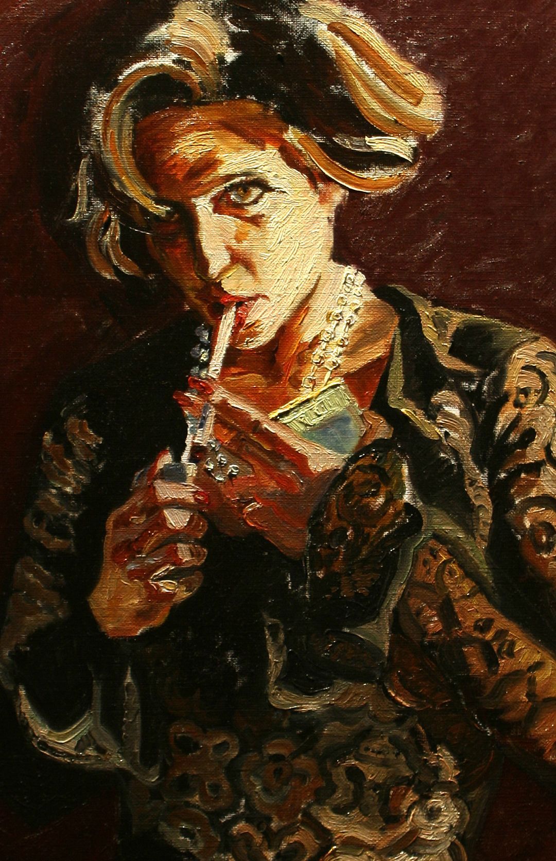 Late Night at The Studio | Figurative Oil Painting by John Varriano