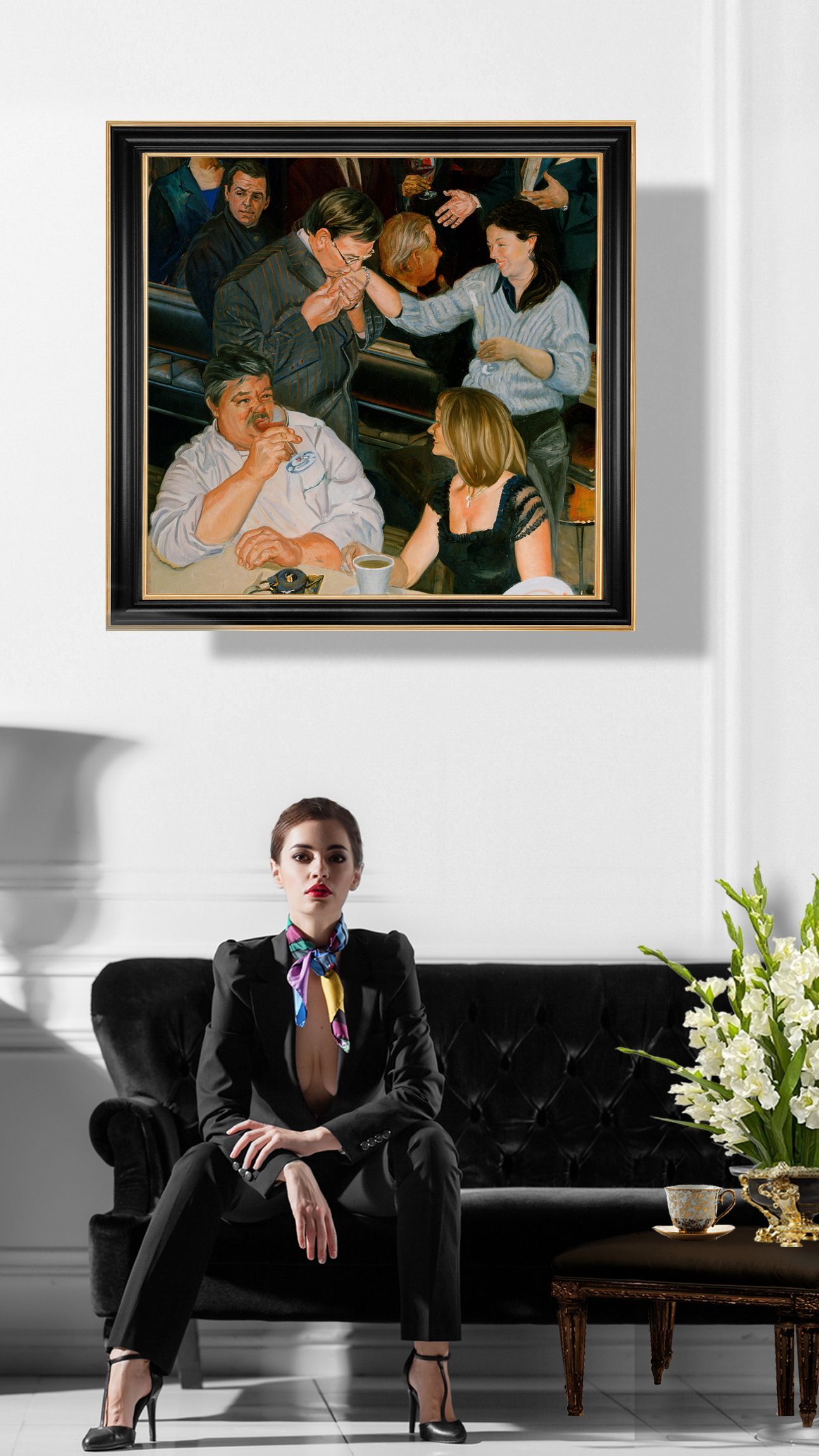 charmed i'm sure | figurative oil painting by John Varriano