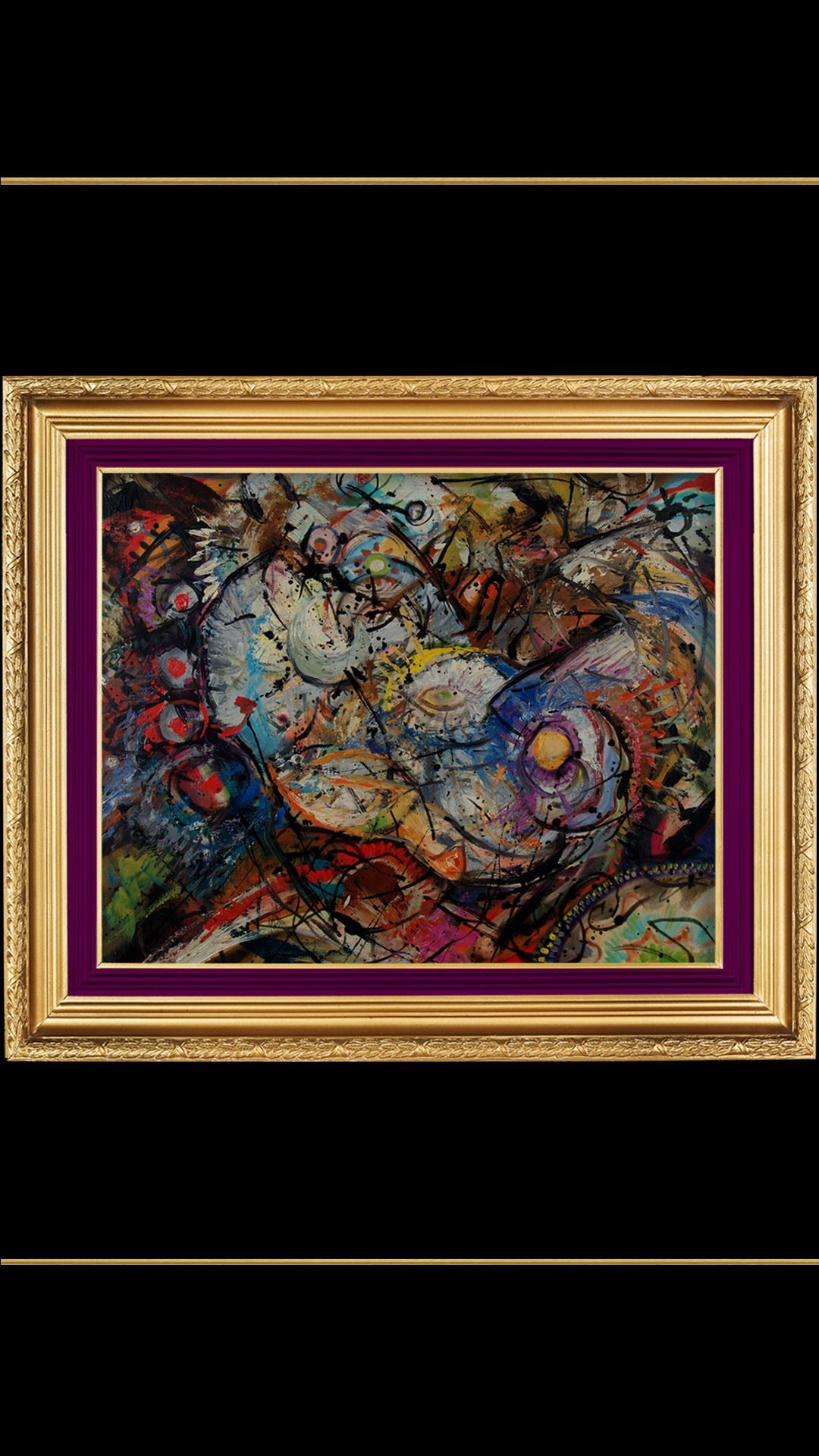 conception | abstract oil painting by John Varriano