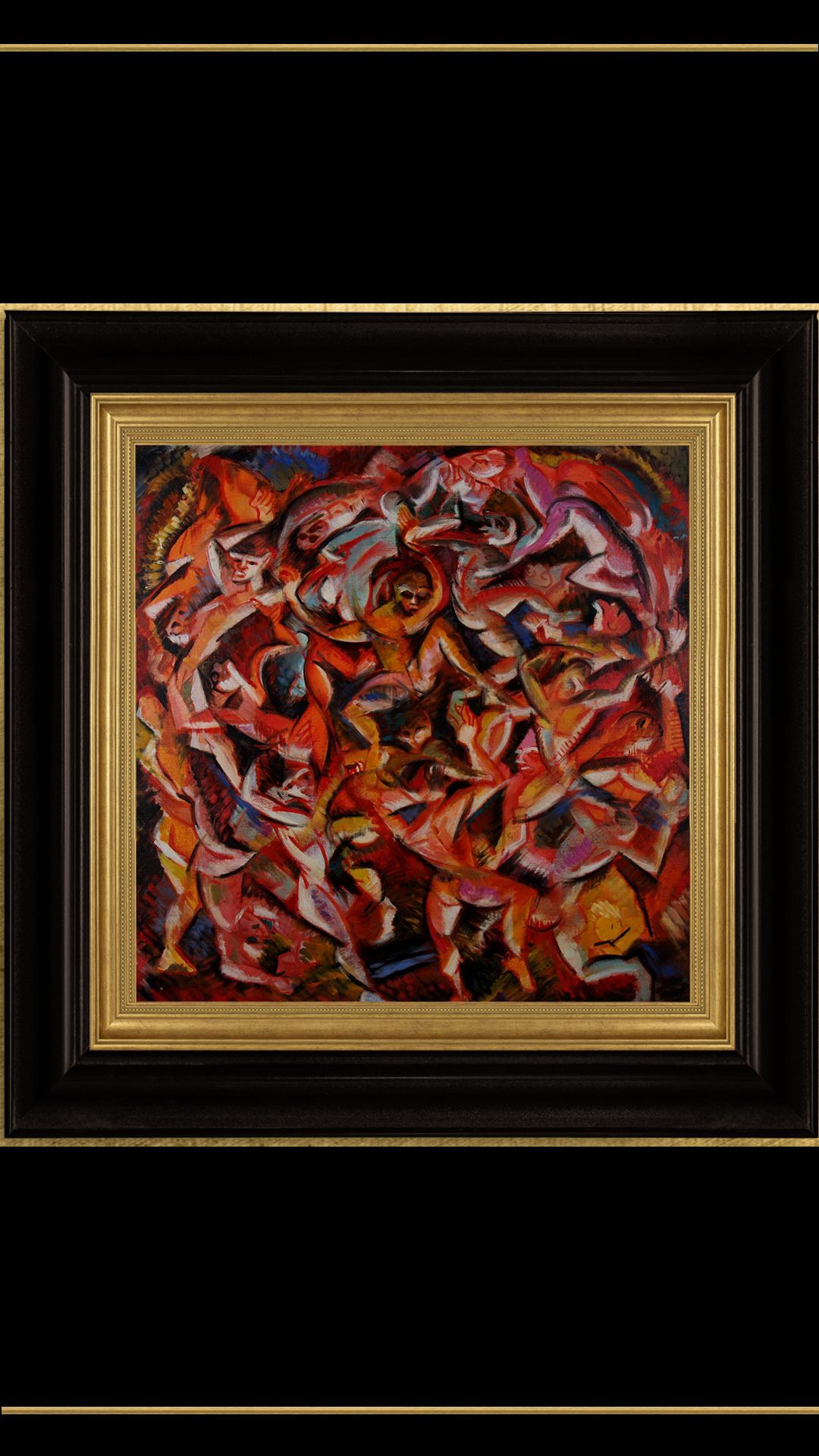 dance of the damned | abstract oil painting by John Varriano
