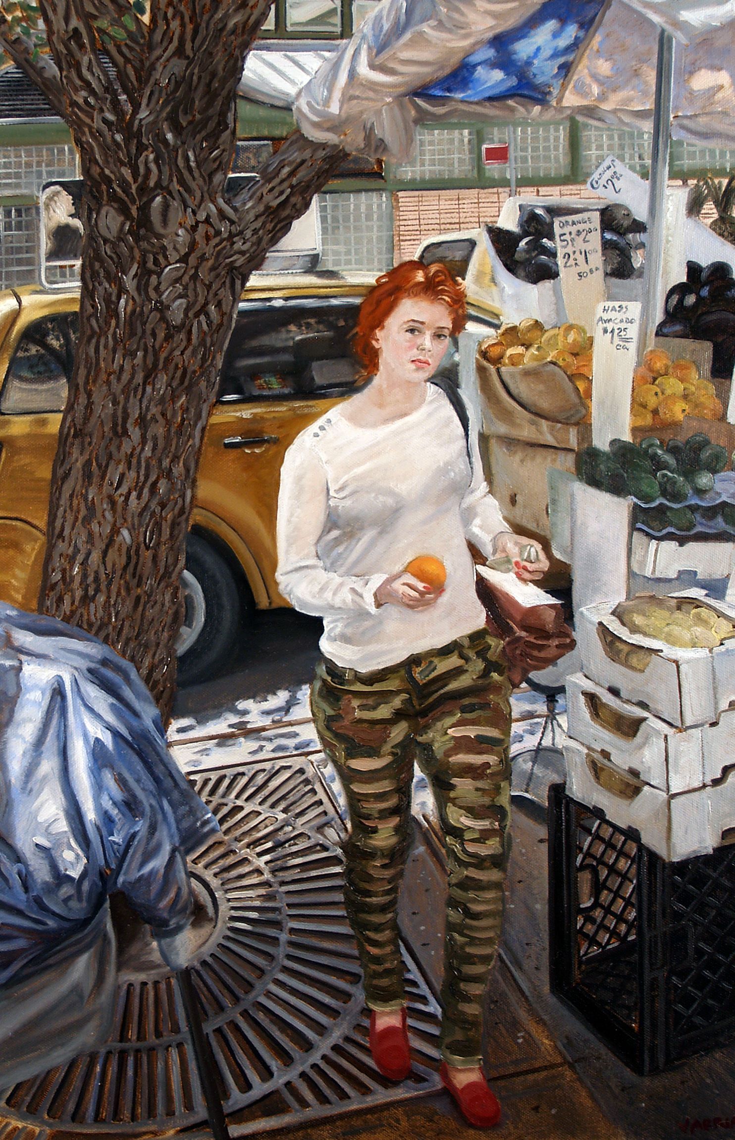 Eggplants | Figurative Oil Painting by John Varriano