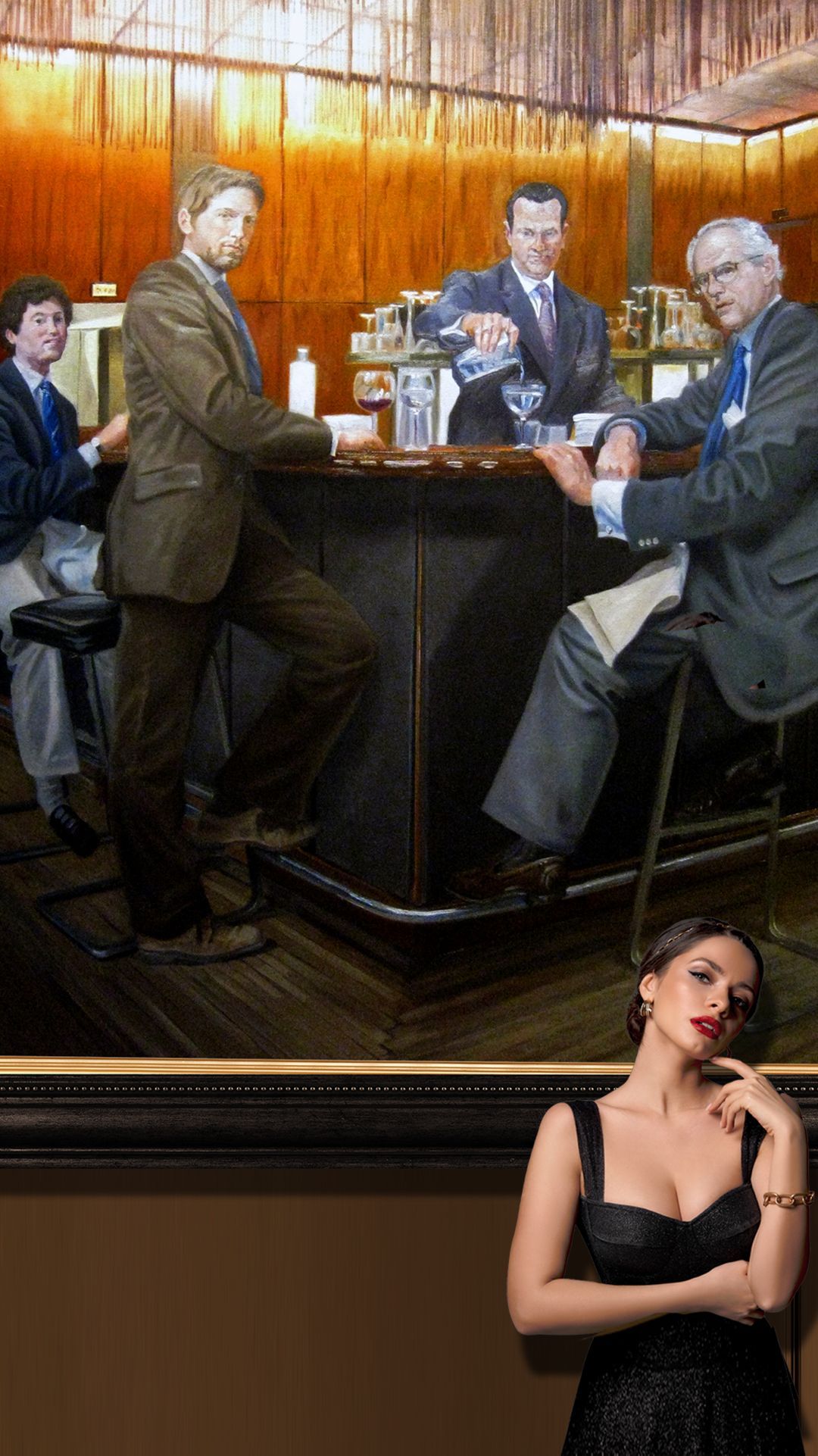 jacob's men | figurative oil painting by John Varriano
