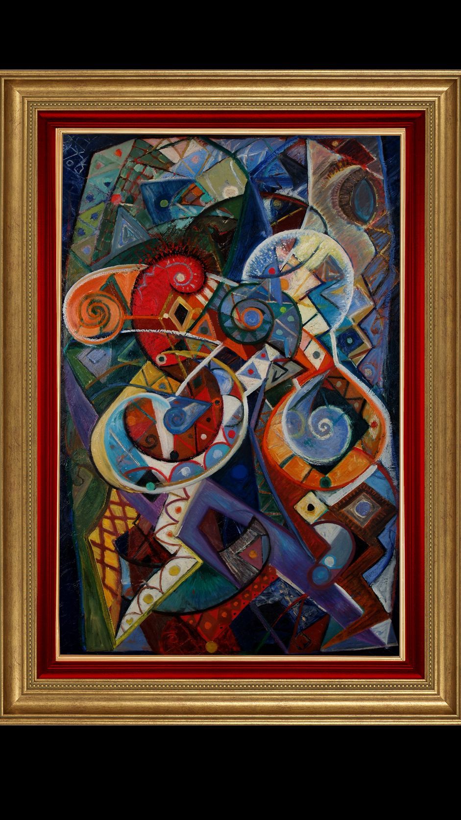 magi | abstract oil painting by John Varriano