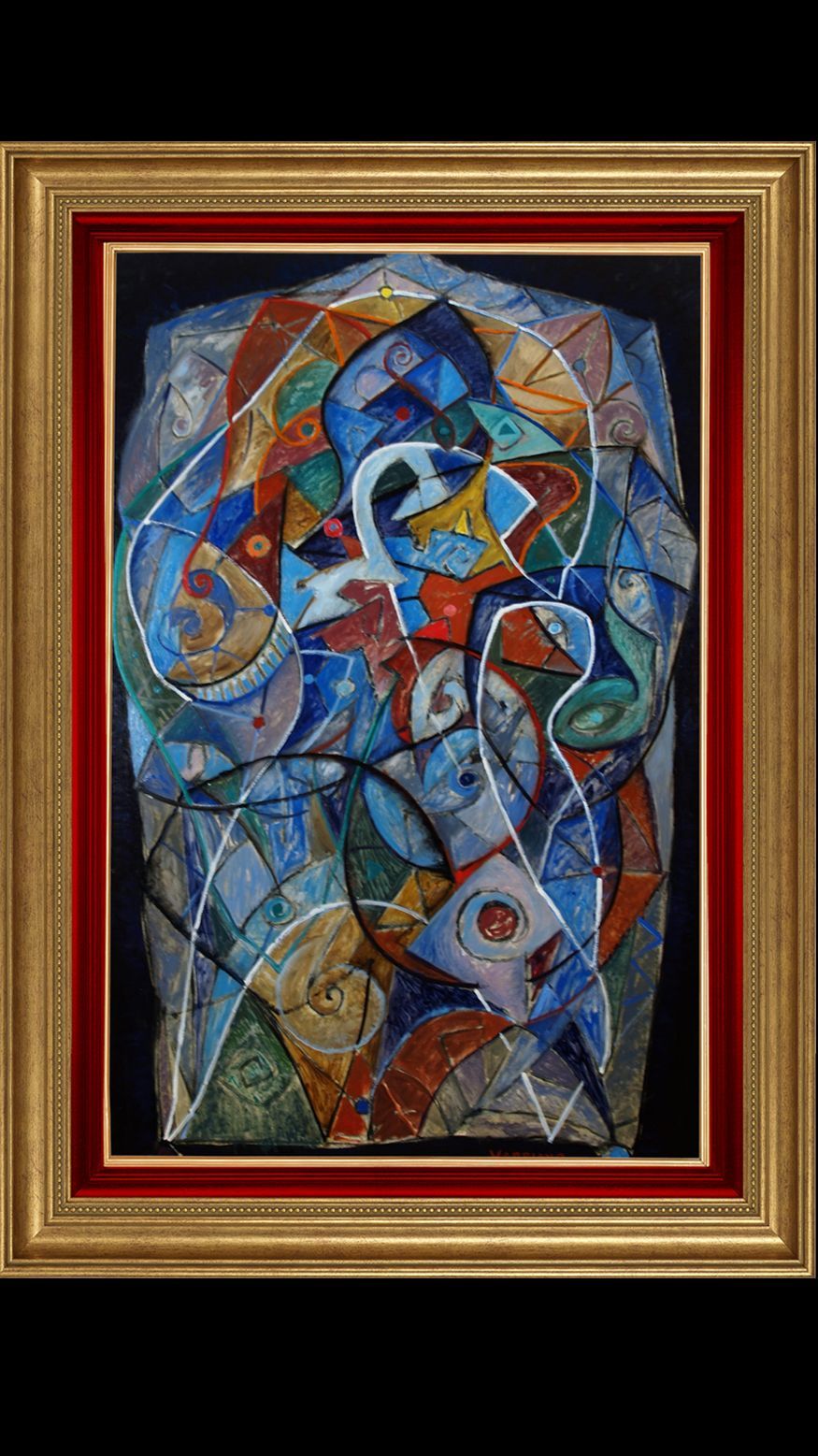 sarcophagus | abstract oil painting by John Varriano