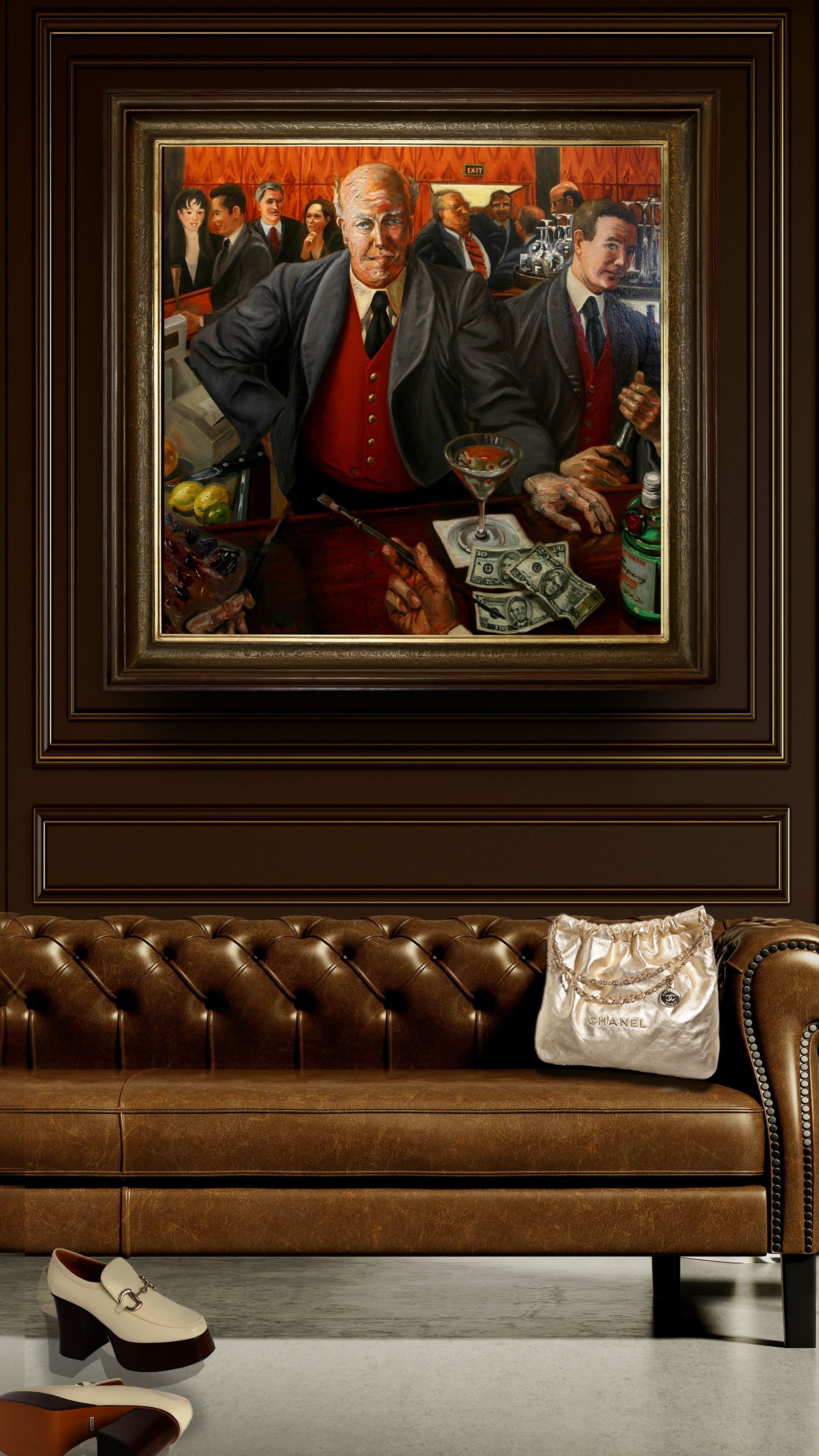 keeper of secrets | figurative oil painting by John Varriano