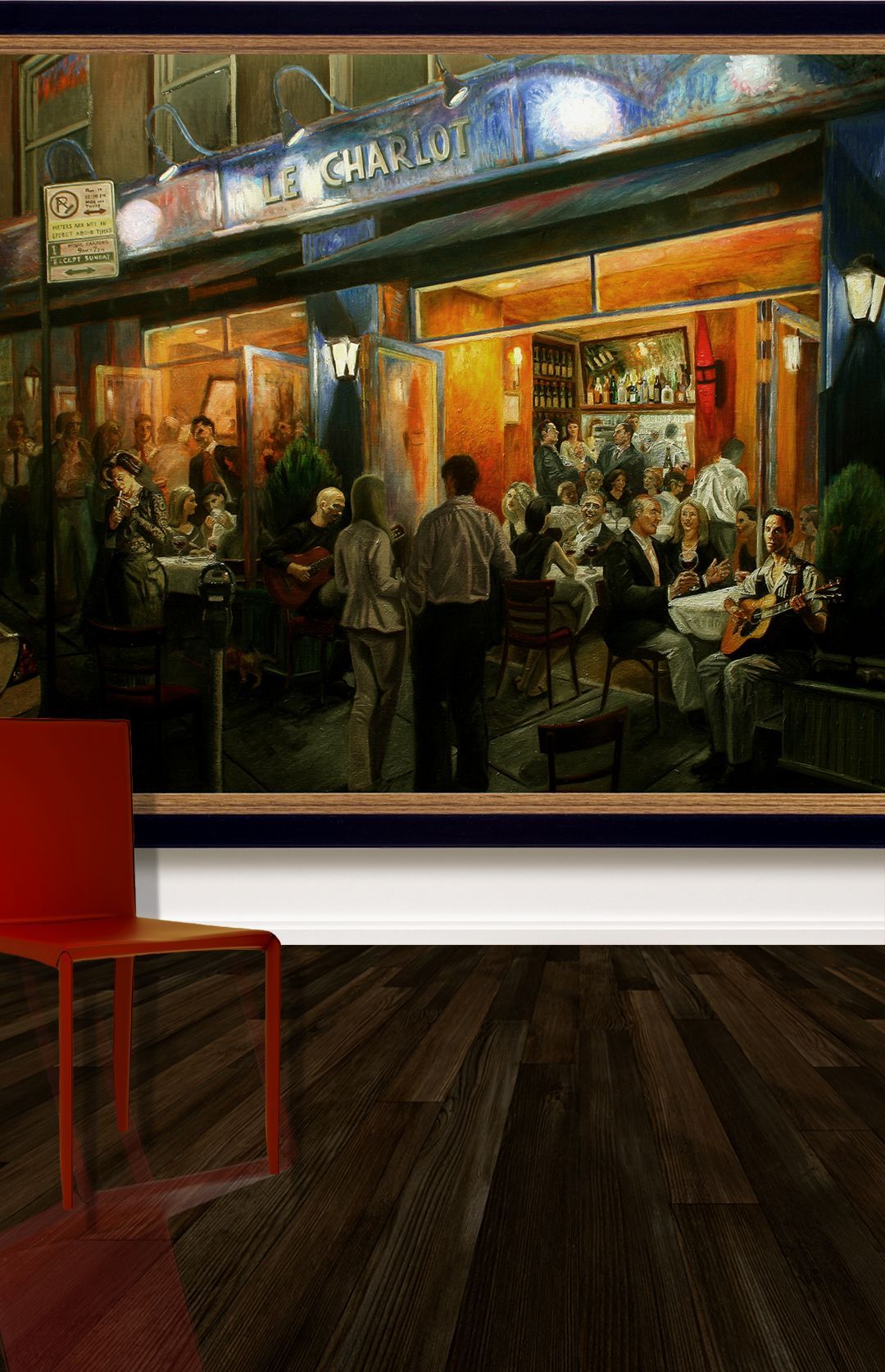 Le Charlot | Figurative Oil Painting by John Varriano