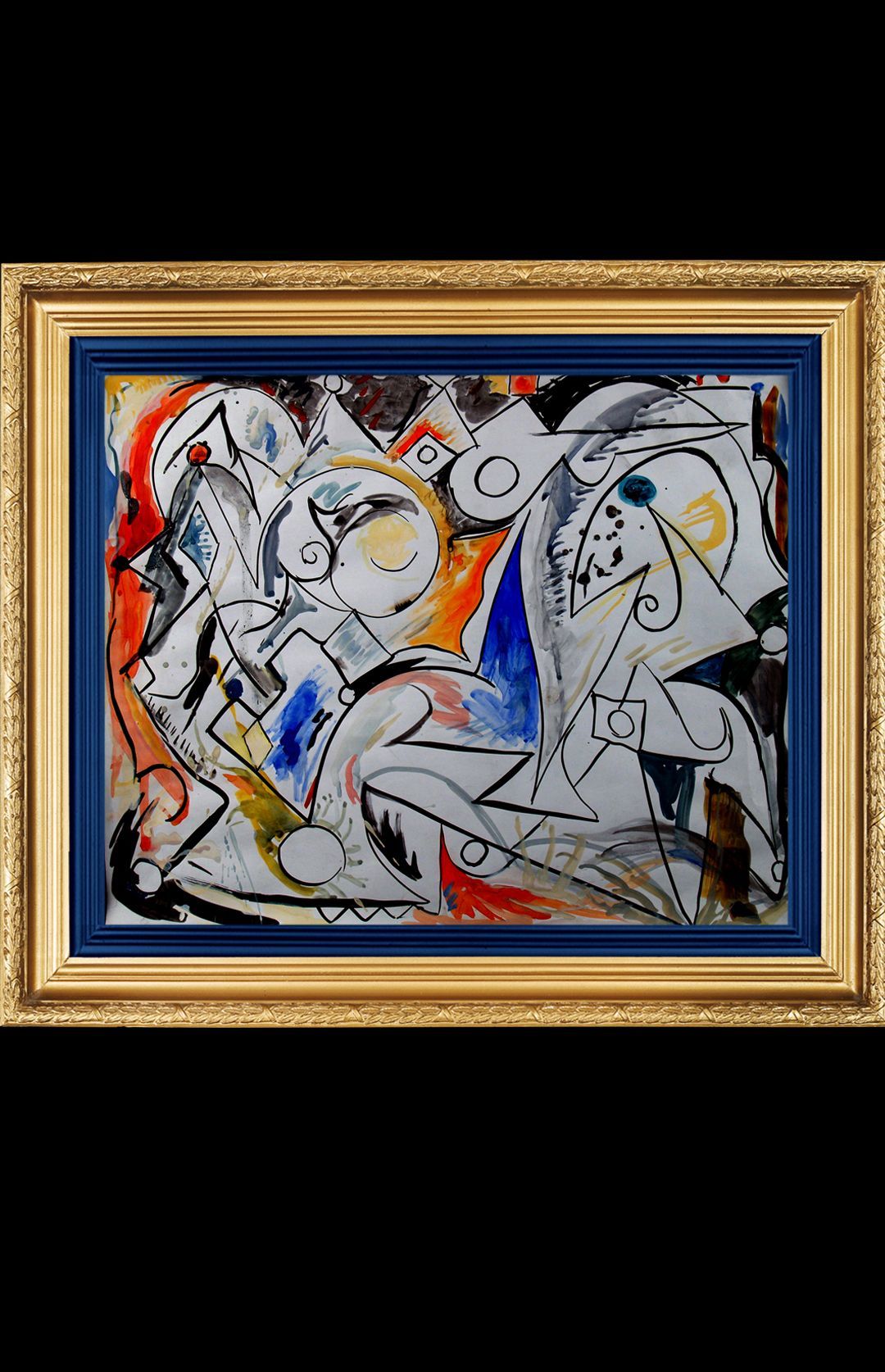 massacre of the innocents | abstract oil painting by John Varriano