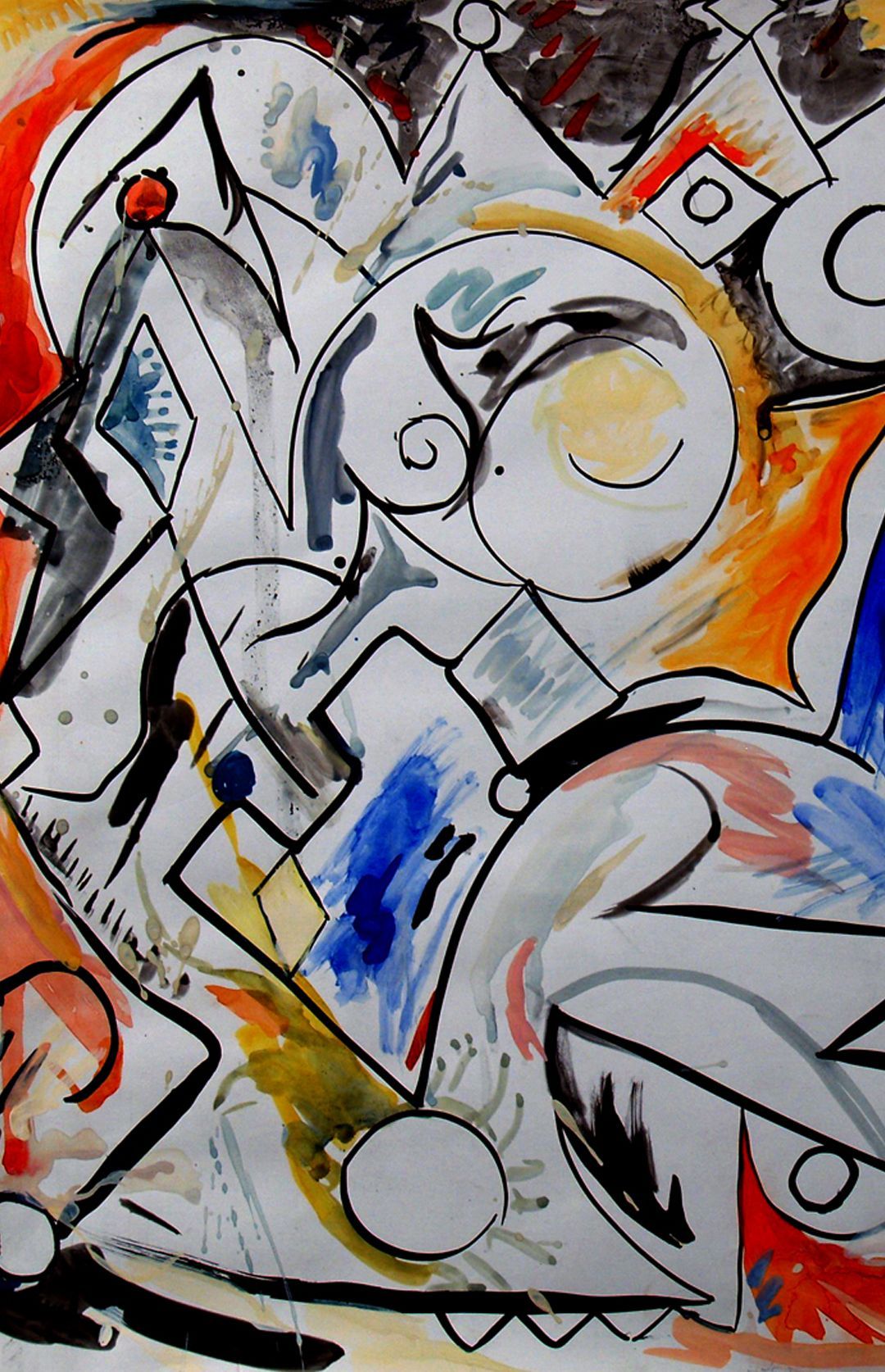 Massacre of the Innocents | Abstract Water Color & Ink by John Varriano