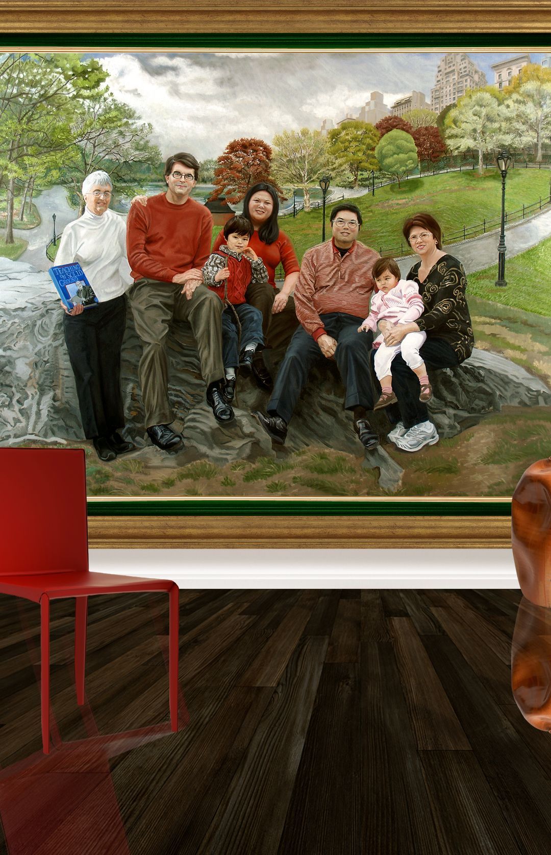 Menges Family | Figurative Oil Painting by John Varriano
