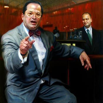 Nigronius Pontificus | Figurative Oil Painting by John Varriano