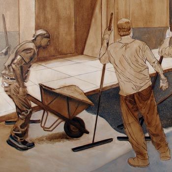 Road Menders | Figurative Work In Progress by John Varriano