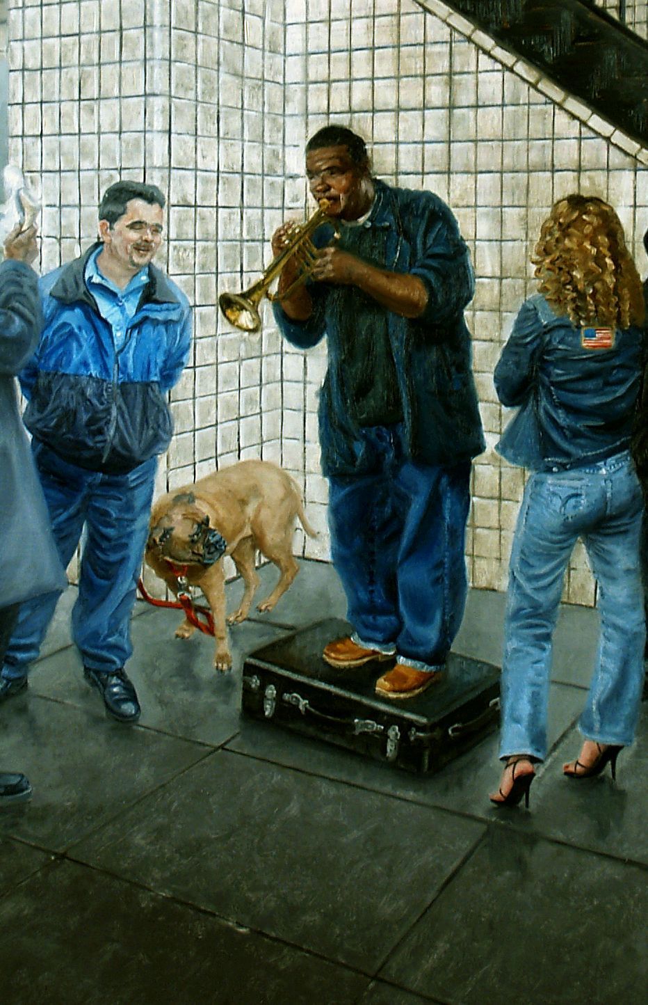 Subway Jazz | Figurative Oil Painting by John Varriano