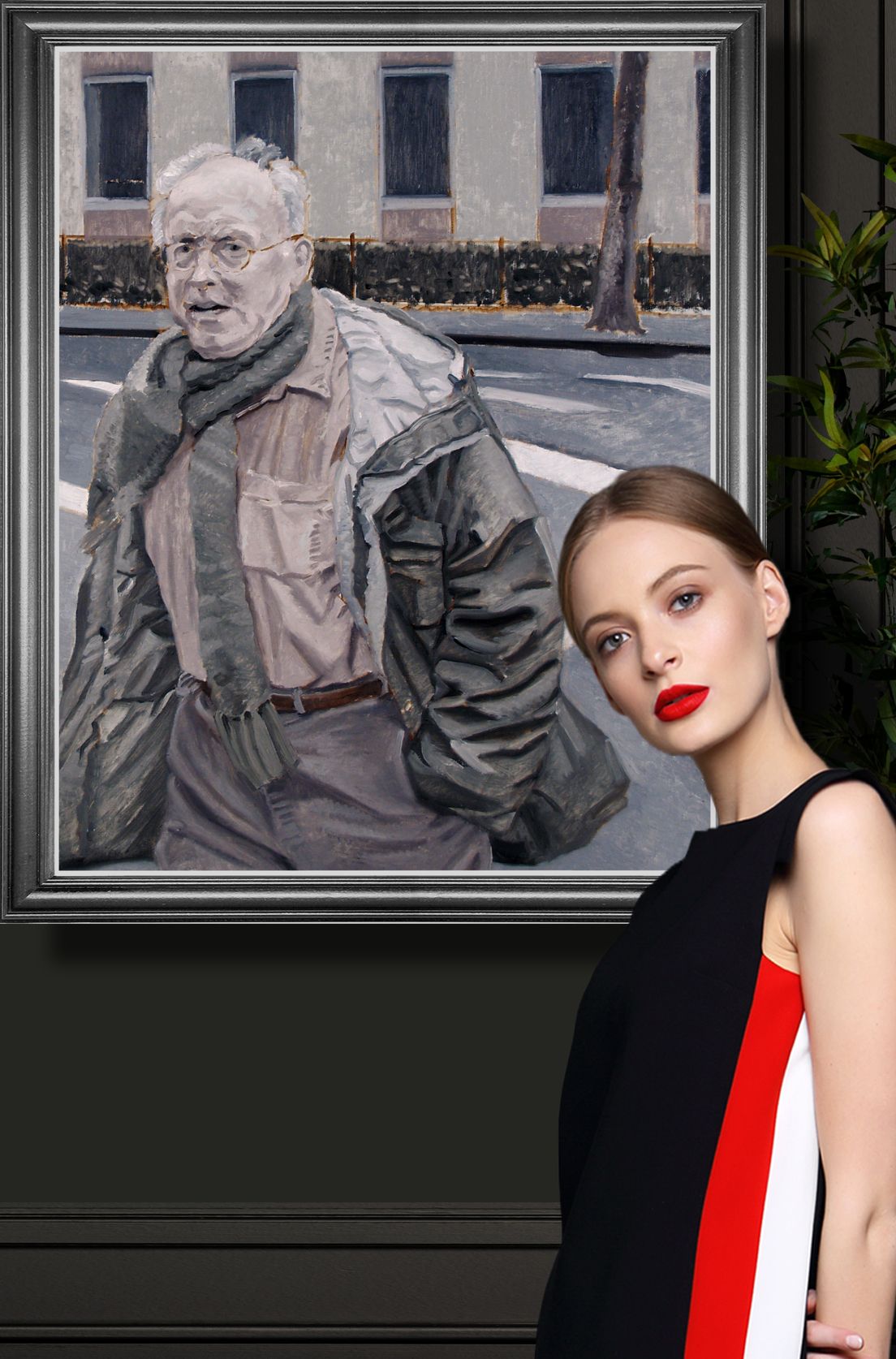 The Professor | Figurative Oil Painting by John Varriano