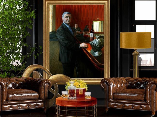 The Smirk | Figurative Oil Painting In Situ