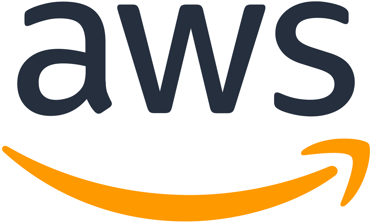 AWS logo: dark blue