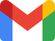 Gmail logo: a stylized white