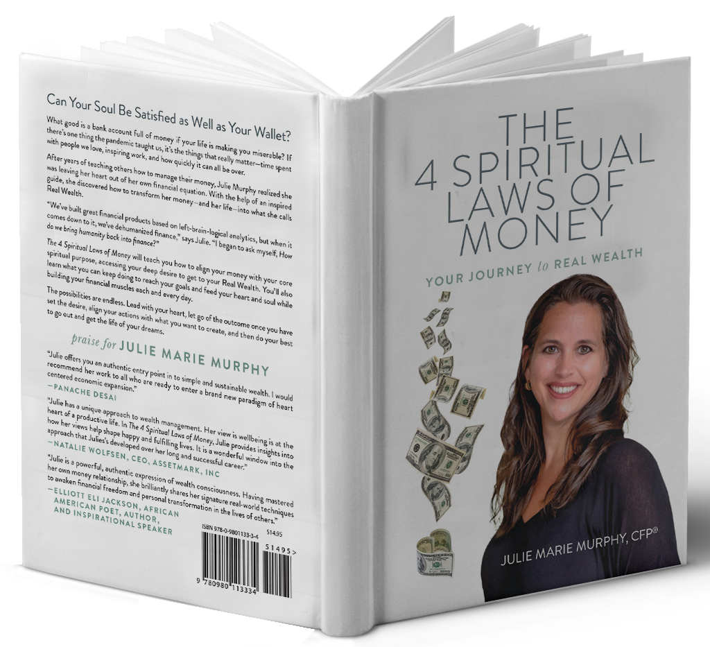 A book titled the spiritual laws of money