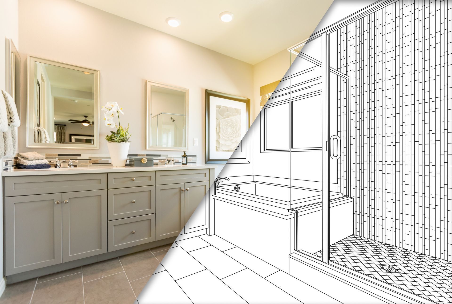 Bathroom remodel design