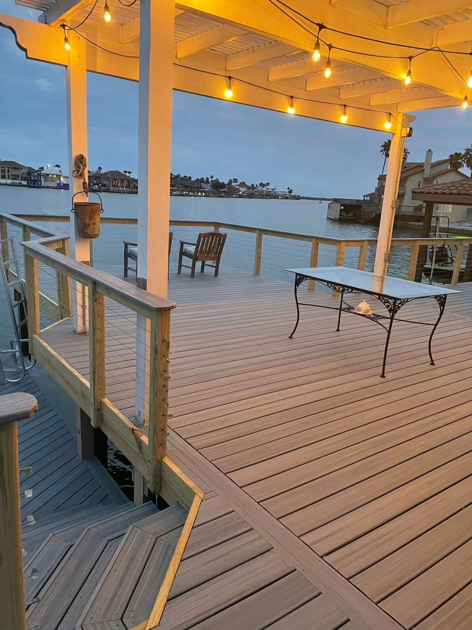 Beautiful Wood Deck | Corpus Christi, TX | D & D Decks & Docks