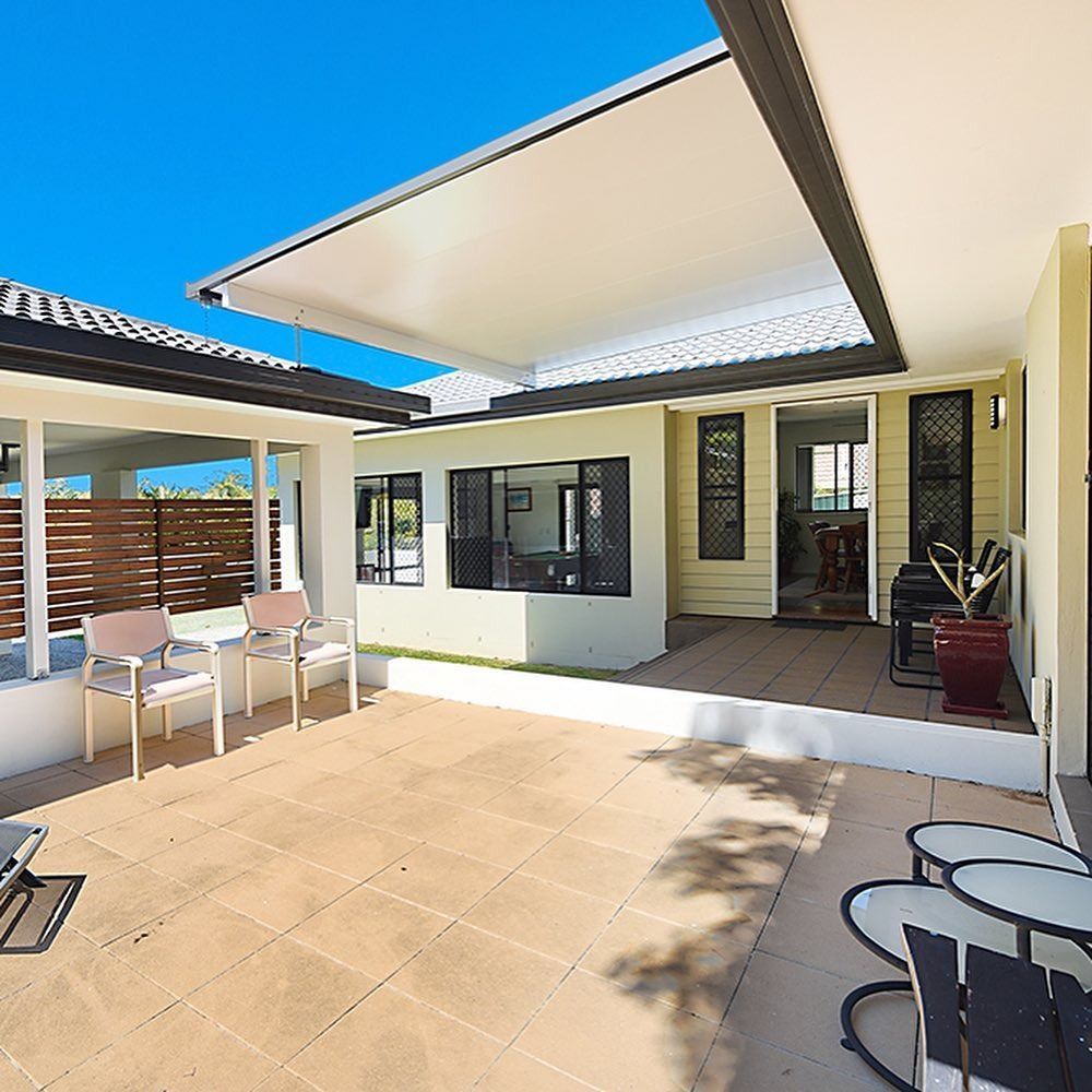 Modern House Exterior With a Spacious Patio