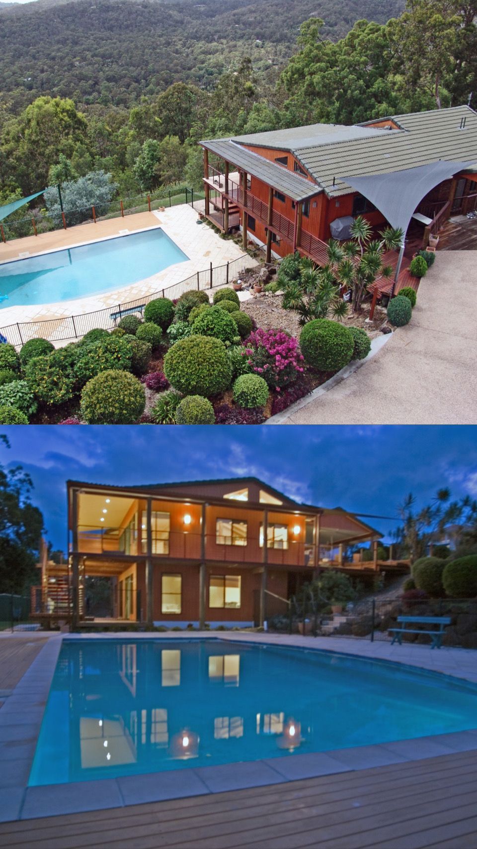 A House With a Large Swimming Pool in Front of It  — Scott Graham Building Services In Bilambil Heights, NSW 